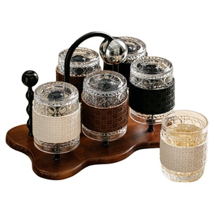 高档水杯客厅家用套装新款精致玻璃杯高颜值家庭杯子套装