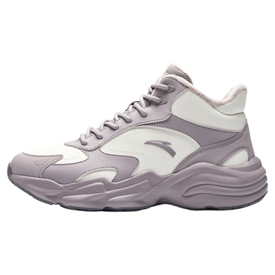 安踏大棉鞋加绒皮面棉鞋