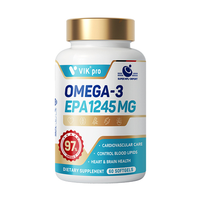 德国VIKpro进口深海鱼油97%高纯度EPA浓度成人omega3非鱼肝油