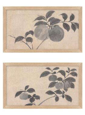 厨房卧室新中式中古风小众装饰画