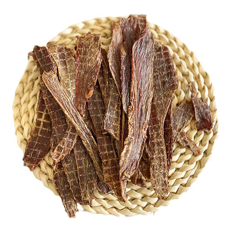 可乐家纯手工自制宠物零食烘干鸭肉干条小狗狗奖励训练原切无添加
