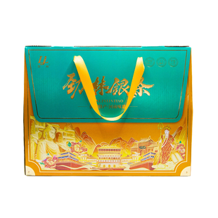 洛阳特产偃师银条菜2400克国潮风礼盒装新版包装劲林银条菜礼品盒