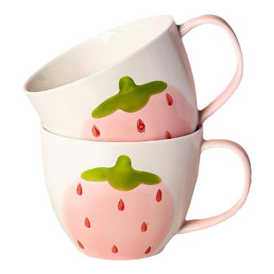 可爱大容量陶瓷杯子水杯