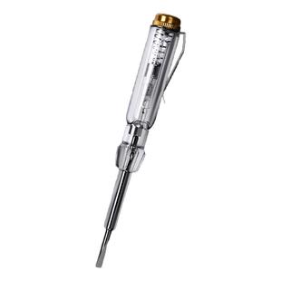 得力工具测电笔一字螺丝刀电工测断线漏电试电笔感应电笔家用数显