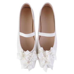 IORE理想矿石设计师原创 2025新款轻盈如舞步步生花芭蕾舞平底鞋