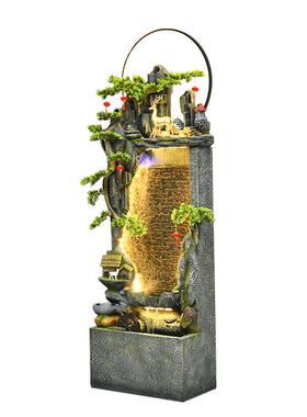 尊儒招财中式客厅循环水摆件