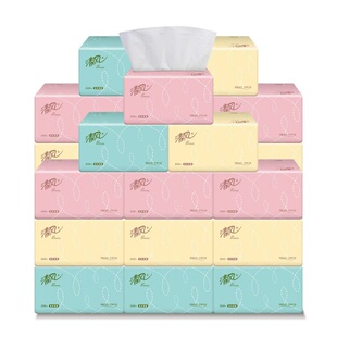 清风BR38AC1抽纸200抽办公用面巾纸软抽家用餐巾抽取式卫生纸双层