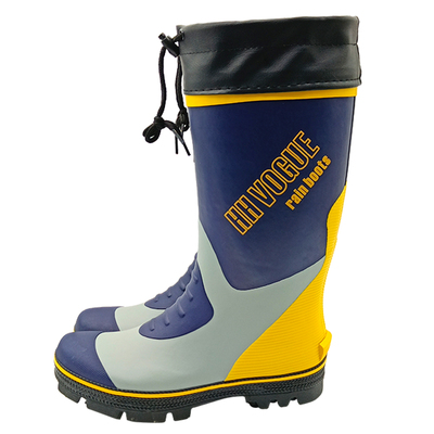 钢钉底雨鞋男款水鞋高筒橡胶雨靴