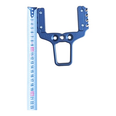 新款工头铝合金夹片弓门弹弓撑头