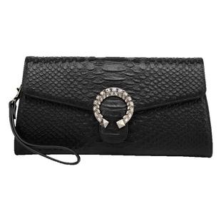 品牌真皮鳄鱼纹手拿包女气质2026新款时尚大容量软皮多卡位手抓包