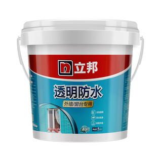立邦透明防水胶免砸砖防水涂料卫生间漏水外墙面窗台防漏胶