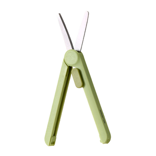 得力学生伸缩剪刀便携式快递拆箱小号小型迷你旅行小剪刀羽毛球拍球线剪刀随身折叠迷你剪子安全多功能剪刀