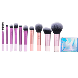 【旅行便携 刷】RT星空旅行迷你化妆套刷11件眼影刷散粉刷修容刷