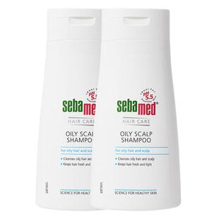 sebamed施巴控油洗发露无硅油男士女清爽护发洗头水膏2瓶装