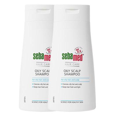 sebamed施巴控油洗发露无硅油男士女清爽护发洗头水膏2瓶装