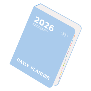 2026年日程本工作记录笔记本效率手册每日周计划本定制b5大号16k开高颜值ins风自律打卡日历记事本子商务办公