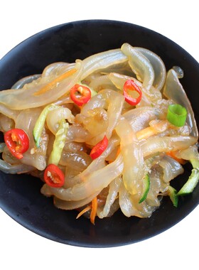 海蜇丝即食200克*10袋新鲜凉拌