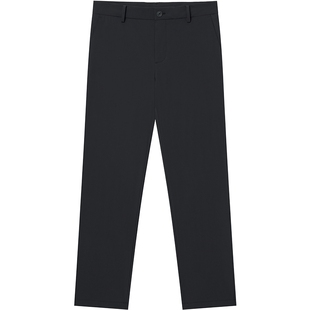 Hazzys哈吉斯秋季裤子男纯色通勤长裤男时尚潮流休闲商务裤锥形裤