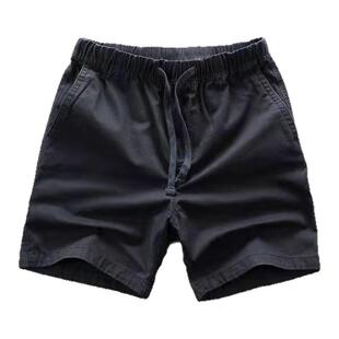潮牌百搭男士潮流休闲工装三分裤中裤纯棉大裤衩夏季宽松美式短裤