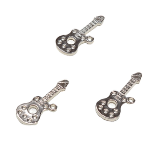 电镀白K色CCB仿金属DIY饰品配件手链串珠材料卡通吊坠挂件耳坠