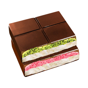 迪拜风味巧克力开心果草莓云朵棉花糖面包酥丝夹心巧克力纯可可脂