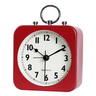 悬挂钟厨房可挂墙闹钟小学生专用起床神器2025新款静音迷你时钟表