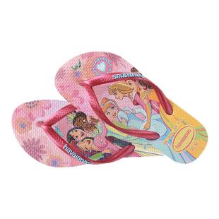 Havaianas哈唯纳Princess春夏新款迪士尼人字拖儿童外穿防滑拖鞋