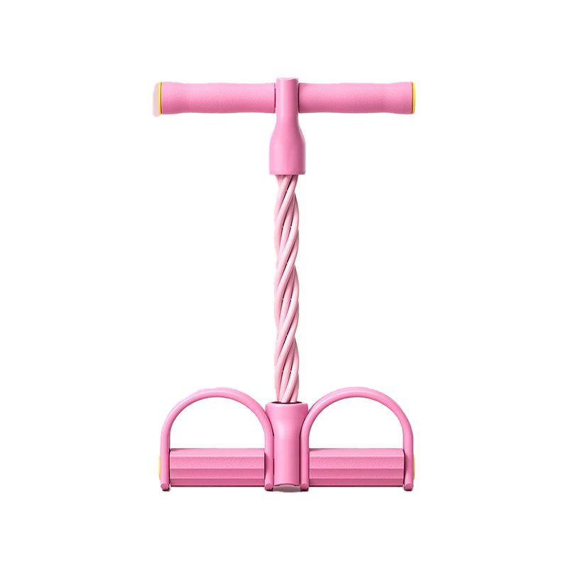 乐动力脚蹬拉力器瘦肚子神器健身家用卷腹仰卧起坐拉伸拉力绳