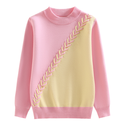 女童毛衣2024冬装新款中大童女孩