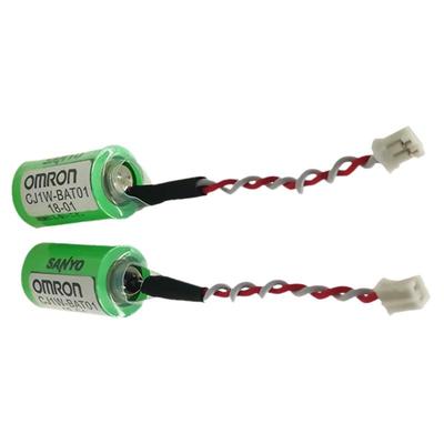 原装三洋CR14250SE-R 3V圆柱 欧姆龙CJ1W-BAT01工控PLC记忆锂电池