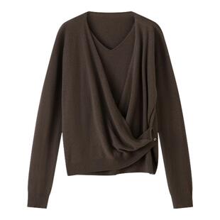 RUISHI芮时“慵懒漫型”多穿法羊毛羊绒毛衫&松紧腰针织阔腿裤