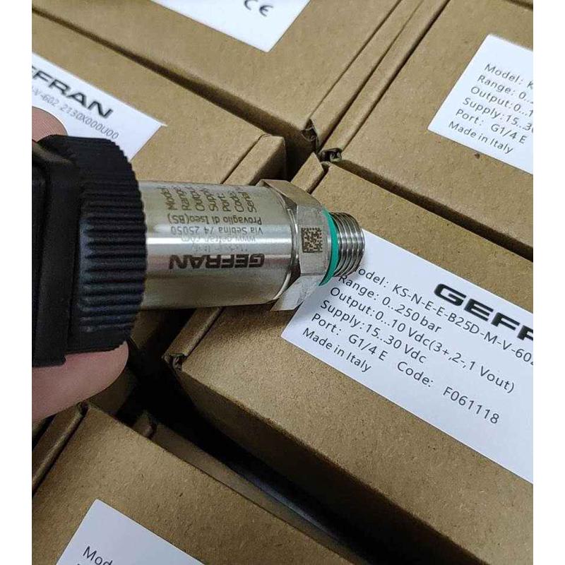 GEFRAN杰佛伦压力传感器KS-N-E-E-B25D-M-V-602 TK-N-1-E-B05C