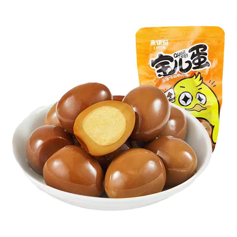 来伊份宝儿蛋500g鹌鹑蛋卤蛋