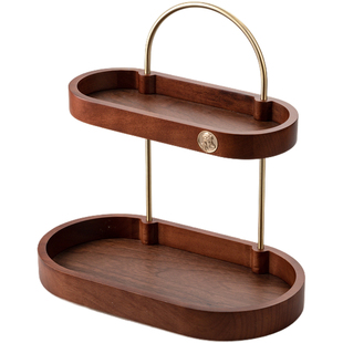 杯架子木质复古杯子收纳置物架餐桌台面咖啡杯架厨房茶水杯收纳架