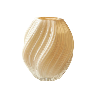 正版麦芽糖花瓶粉色螺旋不规则水培现代家居装高级感饰品玻璃花器