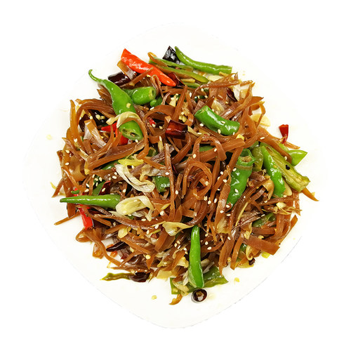 农家自制辣疙丝私房菜辣椒炒辣疙瘩丝徐州邳州特产尖椒炒芥菜咸菜