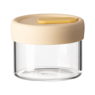 懒角落密封罐家用冰箱腌菜食品级高硼硅玻璃罐迷你泡菜咸菜储存罐