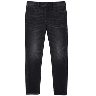 【903】杰克琼斯男装冬季新款牛仔裤经典深灰牛仔通勤长裤子男款