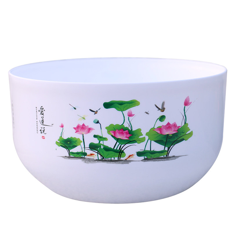 无孔睡莲荷花盆加厚塑料花盆金钱花盆