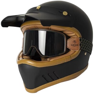 BEASLEY比斯力复古风镜哈雷巡航摩托车护目镜半盔骑行防风沙眼镜