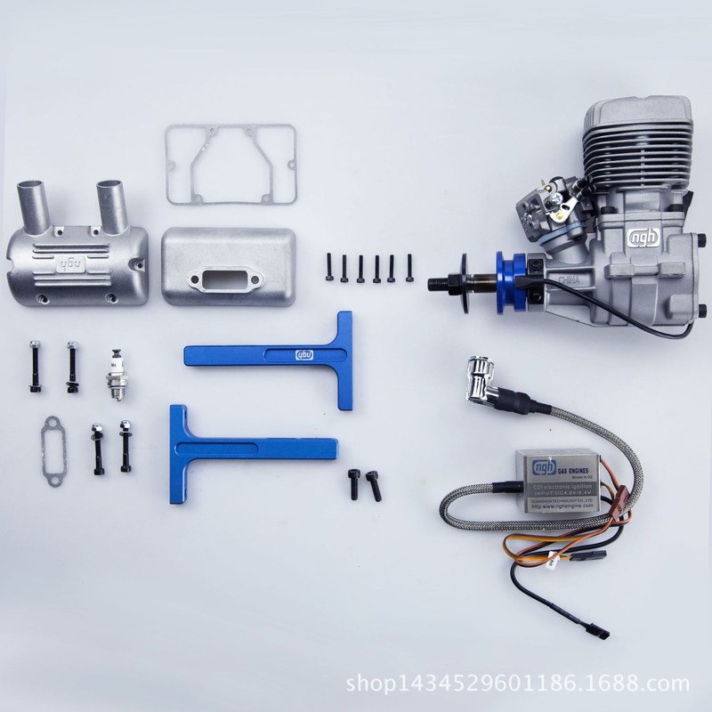 ngh航模发动机GT35两冲程35cc汽油单缸固定翼旋翼无人机引擎