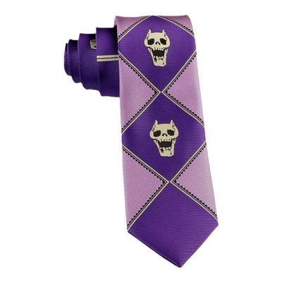 日吉吉良妙周边骷髅头联名领带