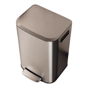 不锈钢垃圾桶家用商厨房办公专大号脚踩带盖高颜值超大容量80L升