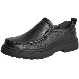 森达休闲皮鞋男子年冬款商场同款简约软面休闲鞋1TF02DM5