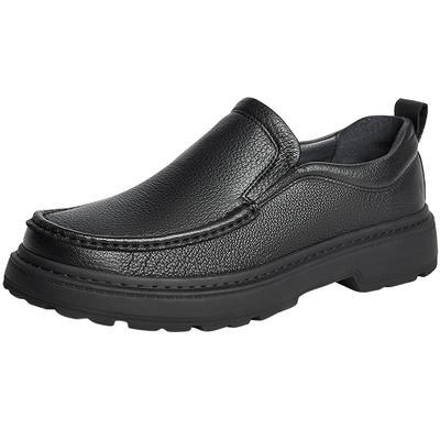 森达休闲皮鞋男子年冬款商场同款简约软面休闲鞋1TF02DM5