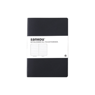 三口A5软皮无酸纸笔记本横线本 精致办公记事本子定制封面内页可印logo 简约工作本子会议记录本学生日记本