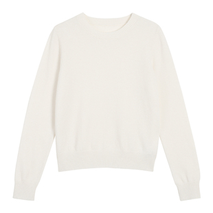 Maven Lin 复古安哥拉红羊毛毛衣女秋冬韩版气质柔软长袖针织衫