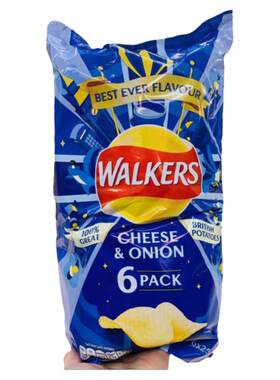 买4包邮现货Walkers  英国原切薯片芝士洋葱咸醋泰式甜辣原味