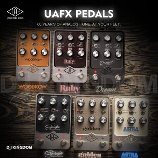 吉他效果器单块混响回声调制Golden ASTRA Pedals UAFX StarLight