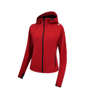 【新品】引擎鸟2025年秋冬方格拉绒连帽外套户外运动跑步速干卫衣